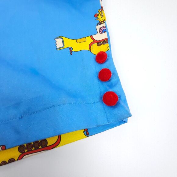 NWT Sarsparilly Beneath The Waves Jumpsuit Yellow Submarine Beatles Novelty 4X - Picture 6 of 11